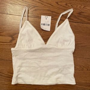white ribbed tank top pretty straps